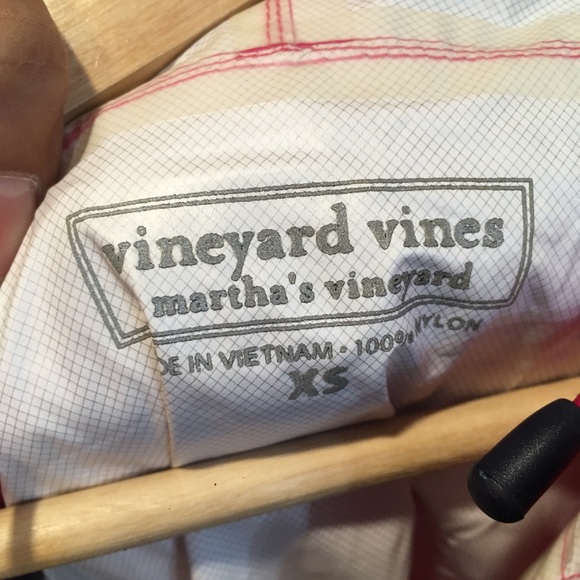 Vineyard Vines Packable Rain Jacket Stow and Go XS - Picture 8 of 8